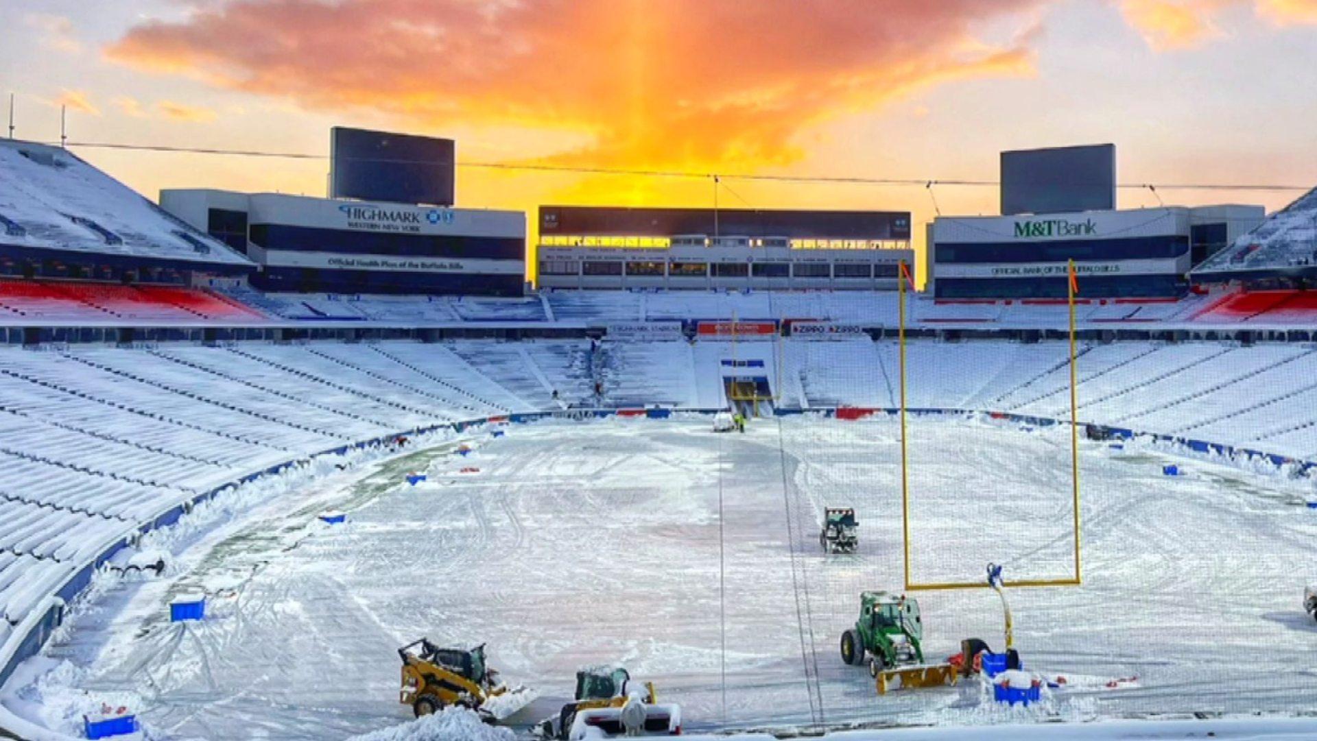 Buffalo Bills Contrata Aficionados Para Quitar La Nieve En El Highmark ...